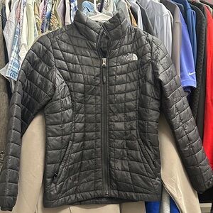 The North Face Charcoal Quilted Jacket